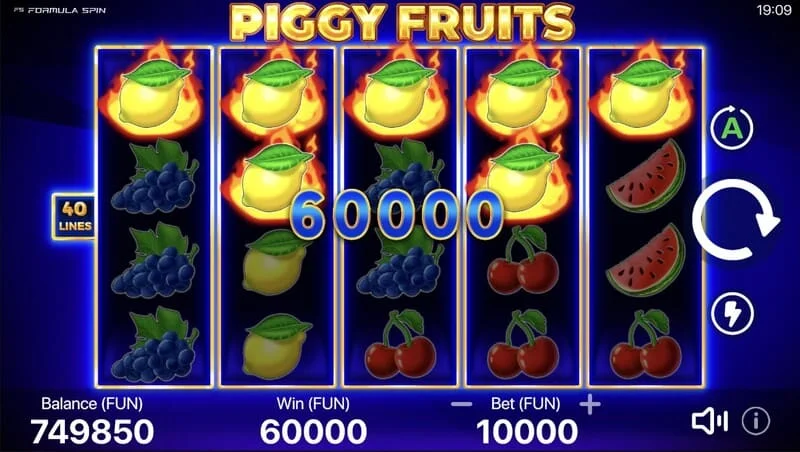 Piggy Fruits - gran pago de Piggy Feature con Wilds aleatorios